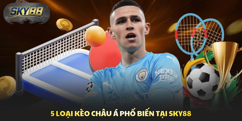 5 Loại kèo châu Á phổ biến tại Sky88
