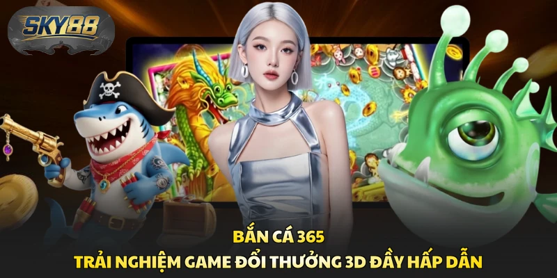 Bắn Cá 365 - Trải Nghiệm Game Đổi Thưởng 3D Đầy Hấp Dẫn