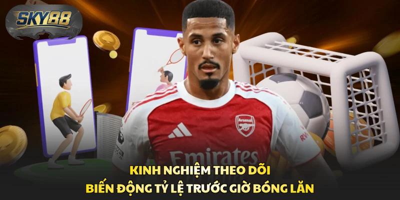 Kinh nghiệm theo dõi biến động tỷ lệ trước giờ bóng lăn